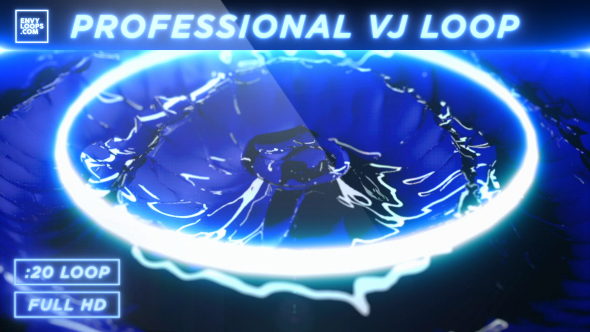 Sharp Fluid - Professional VJ Background Loop