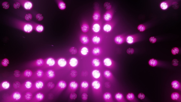 Bright Purple Floodlights Flashing alt
