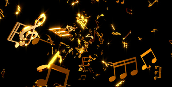 Musical Notes Falling alt