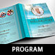 Oceanic Funeral Program Large Template - 8 Pages - GraphicRiver Item for Sale