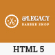 Legacy - Barber Shop HTML5 Template - ThemeForest Item for Sale