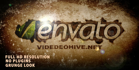 Grunge Typo Logo  alt