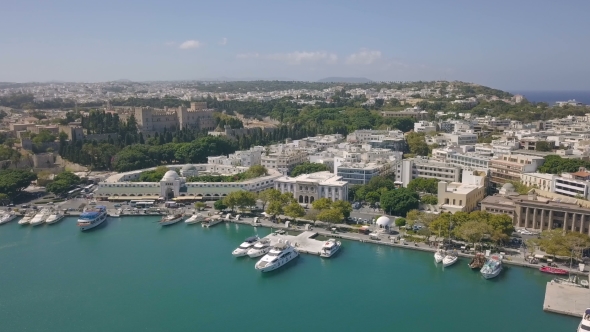 Cityscape of Rhodes