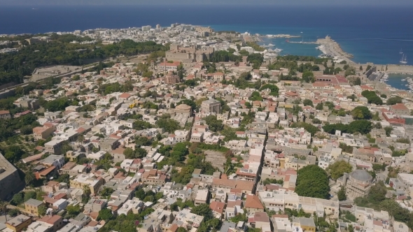 Cityscape of Rhodes