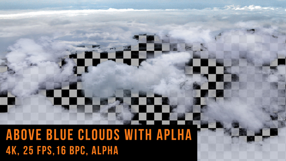 Above Blue Clouds With Alpha alt