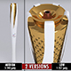 Pyeongchang 2018 Olympic Games Torch low poly - 3DOcean Item for Sale