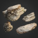 3d scanned nature stone 009 - 3DOcean Item for Sale