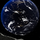 View of Earth from Lunar Surface at Night - VideoHive Item for Sale