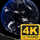 View of Earth from Lunar Surface at Night 4k - VideoHive Item for Sale