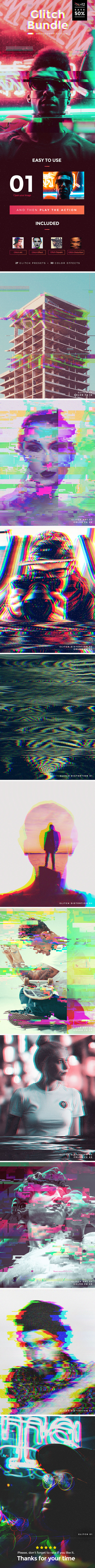 Vhs Glitch Photoshop Graphics Designs Templates