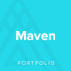 Maven - Responsive One Page Portfolio - ThemeForest Item for Sale