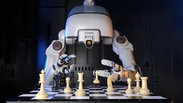 Robot Playing a Game of Chess