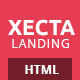 Xecta - One Page Landing HTML Template - ThemeForest Item for Sale
