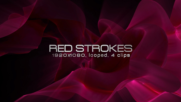 Red Strokes VJ Pack