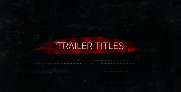 Action Trailer Titles