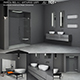 Bathroom furniture set Panta Rel 6 - 3DOcean Item for Sale