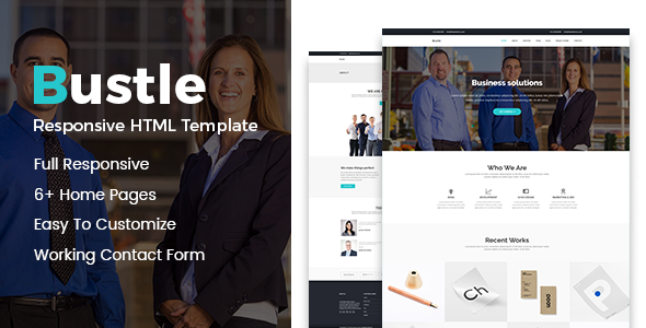 Bustle - Corporate Business Bootstrap Template
