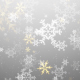 Gold and White Snowflakes - VideoHive Item for Sale