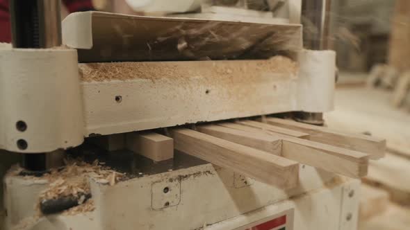 Processing of Wooden Bar on Special Machine Woodworking