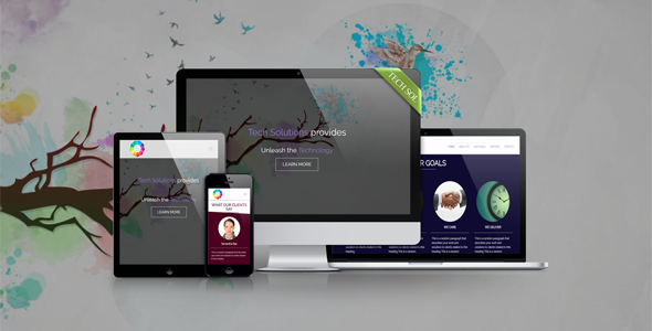 Tech Solutions - Responsive HTML5 Template