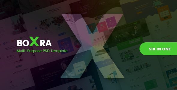 Boxra - Multipurpose PSD Template