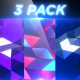 PolyWaves - 3 Pack - Professional VJ Background Loops - VideoHive Item for Sale