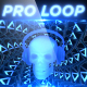Blue Rocking Skull - Professional VJ Background Loop - VideoHive Item for Sale