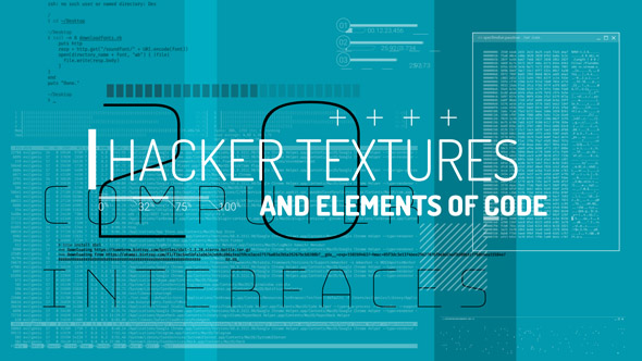Hacker Textures And Elements Of Code
