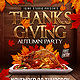Thanksgiving Autumn Party Flyer Template - GraphicRiver Item for Sale