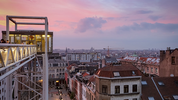 Brussels Elevator View