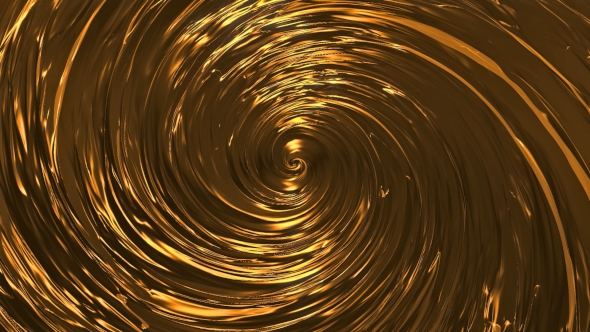 Gold Silk Spiral