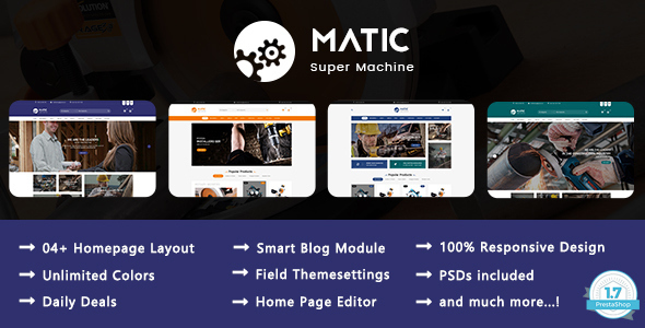 Matic - super responsywny motyw PrestaShop 1.7