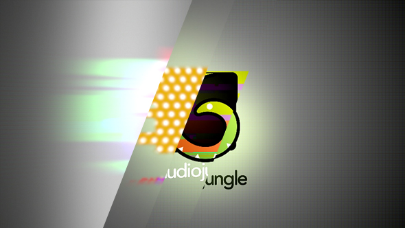 Aggressive Glitch Logo Reveal