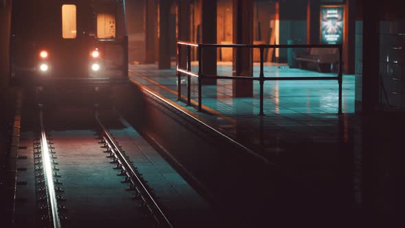 Empty Metro Station During the Coronavirus Covid19 Pandemic alt