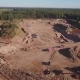 Aerial View of the Sand Quarry with Heavy Equipment - VideoHive Item for Sale