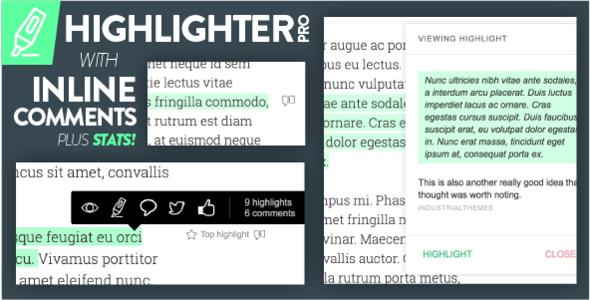 Highlighter Pro: A Medium.com-Inspired Text Highlighting and Inline Commenting Tool for WordPress