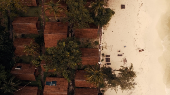 Thailand Coral Island Drone Shot