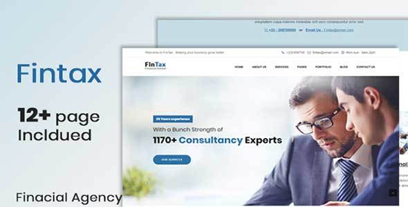 Fintax-Multipurpose Financial template