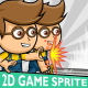 Geek Boy 2D Game Character Sprite - GraphicRiver Item for Sale