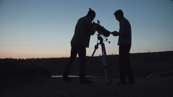 Anonymous People Exploring Space alt