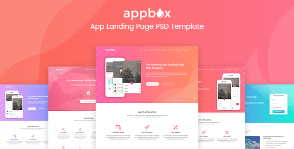 Download Appbox - App Landing Page PSD Template - Wordpress Database