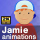 Jamie Character Animation Pack - VideoHive Item for Sale