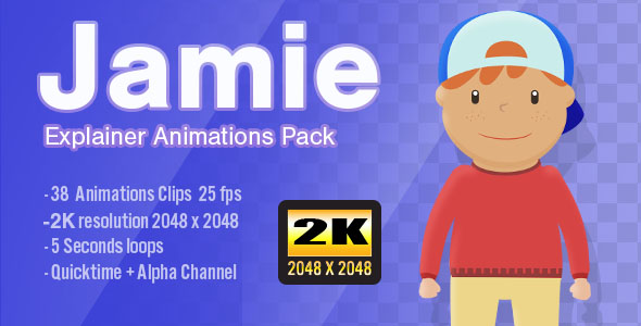 Jamie Character Animation Pack