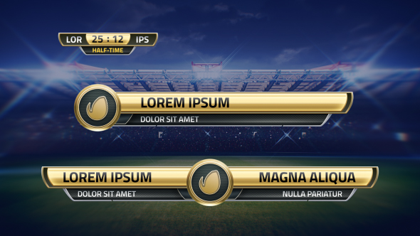 Sports Lower Thirds Pack