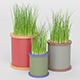 Grass Pot Collection - 3DOcean Item for Sale