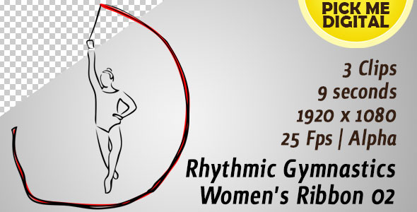 Rhythmic Gymnastics Women's Ribbon 02