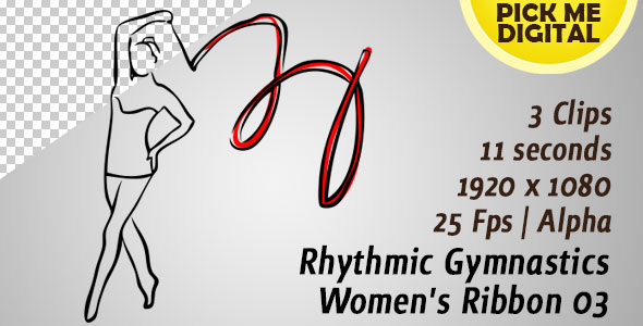 Rhythmic Gymnastics Women's Ribbon 03 alt