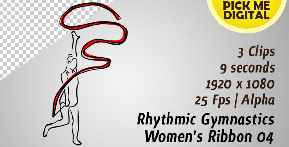 Rhythmic Gymnastics Women's Ribbon 04