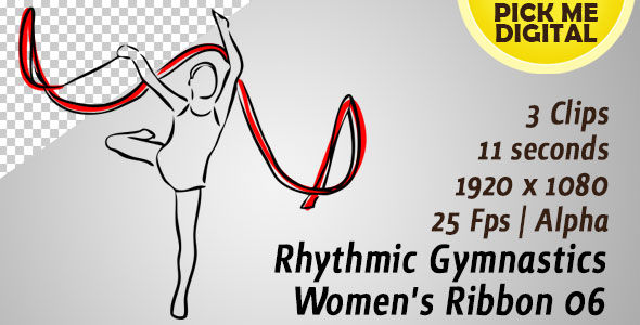 Rhythmic Gymnastics Women's Ribbon 06 alt