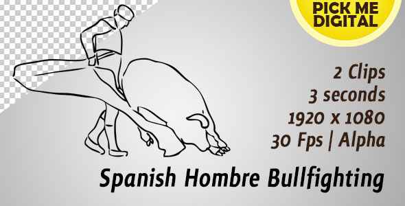 Spanish Hombre Bullfighting